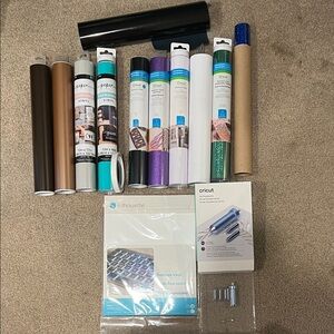 Cricut and Paper Studios Premium Vinyl 10 rolls Foil Transfer Silhouette Print